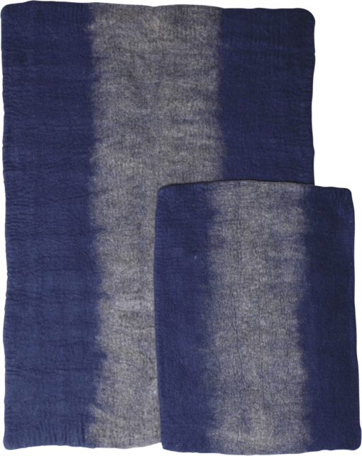 DDKC Tapis Ombré, Marine M/ 100x70cm