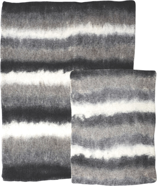 DDKC Matte Multi Ombre, schwarz M/ 100x70cm