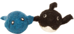 DDKC Baleine/Orque 2pcs, Bleu/Noir