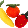 DDKC Fruits 3 pcs, Multicolore