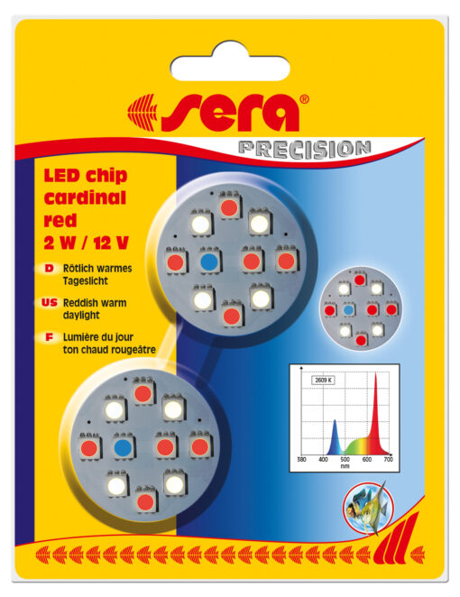 sera LED chip cardinal red 2W / 12V