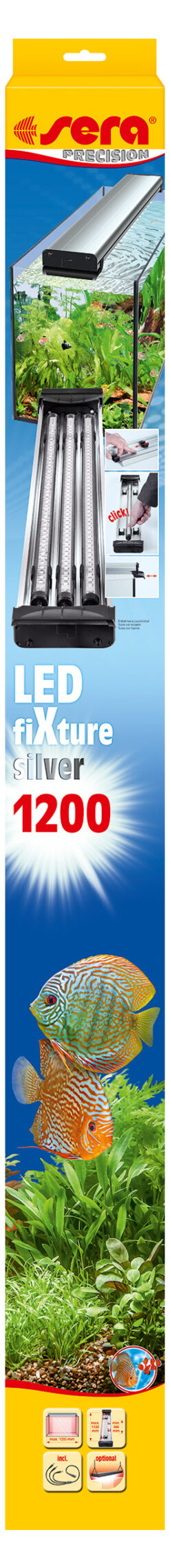 sera LED fiXture silver 1200