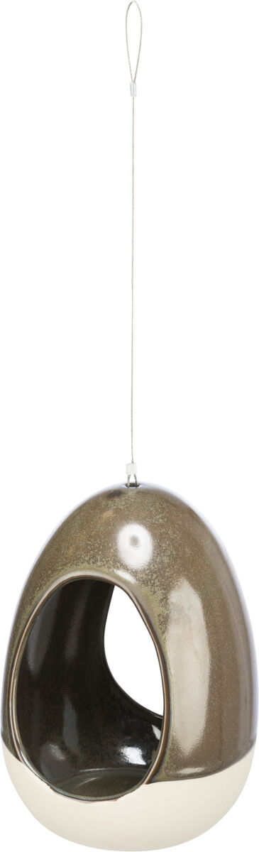 Abreuvoir oiseau à suspendre, en céramique, 150 ml/ø 12× 