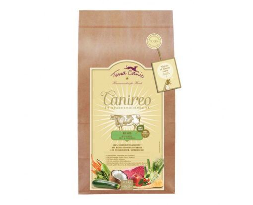 Canireo croquettes, boeuf sans céréales - 5Kg